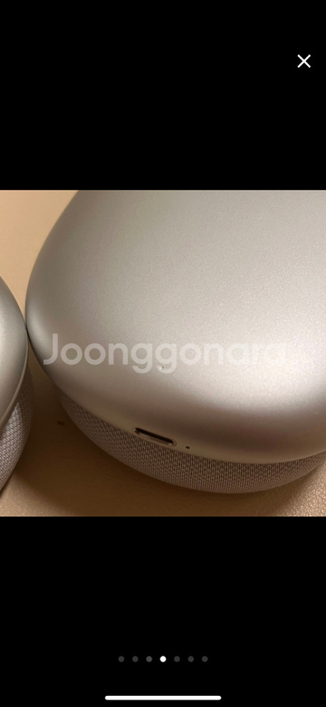 에어팟 맥스 실버 풀박스 거치대 포함 클리닝완료--2