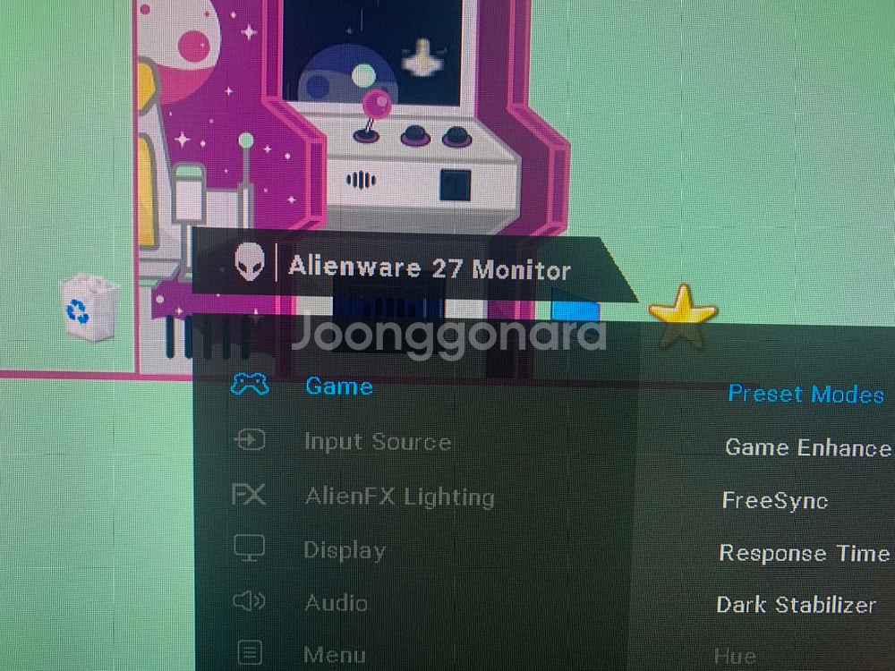[모니터]델 에일리언웨어 AW2720HF(+모니터 암)--3