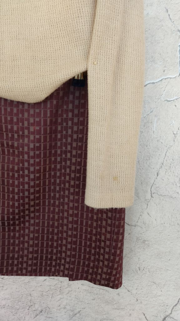 MIXXO 아이보리 프런트지퍼 니트 S--8