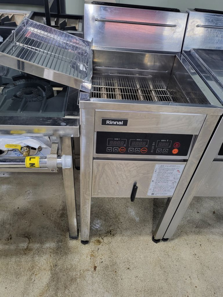 린나이 튀김기--2