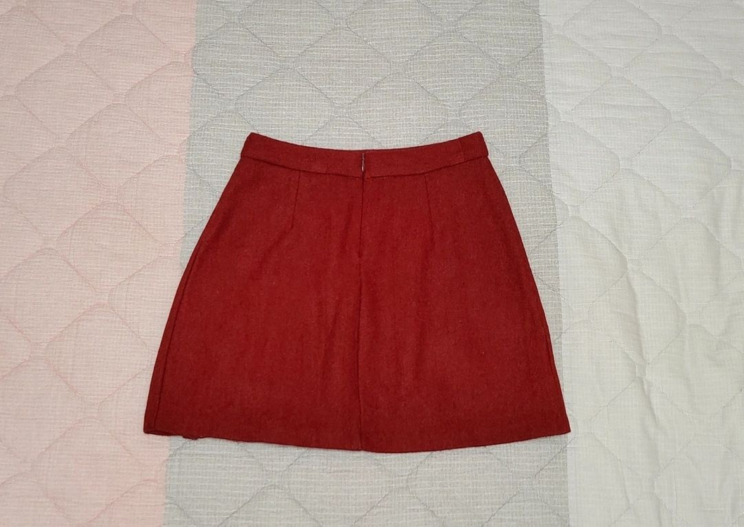 겨울 치마 크리스마스 빨간 레드 스커트 이미지