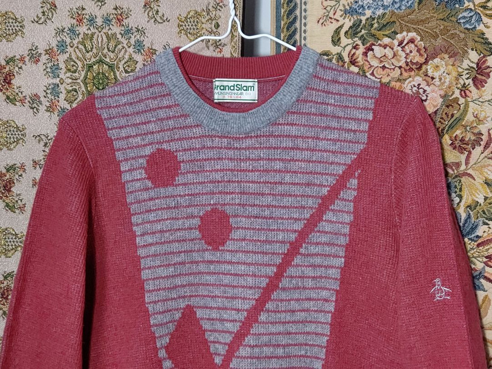 78-84 먼싱웨어 울 골프 라운드넥 니트 이미지