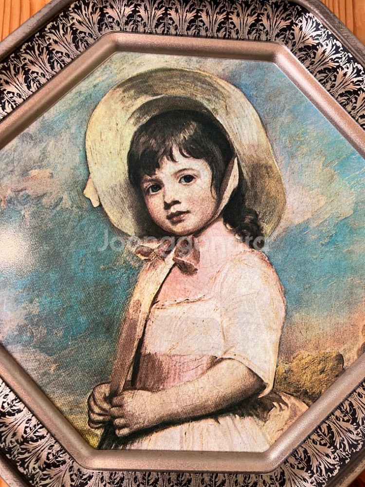 빈티지 그림 틴 액자--8