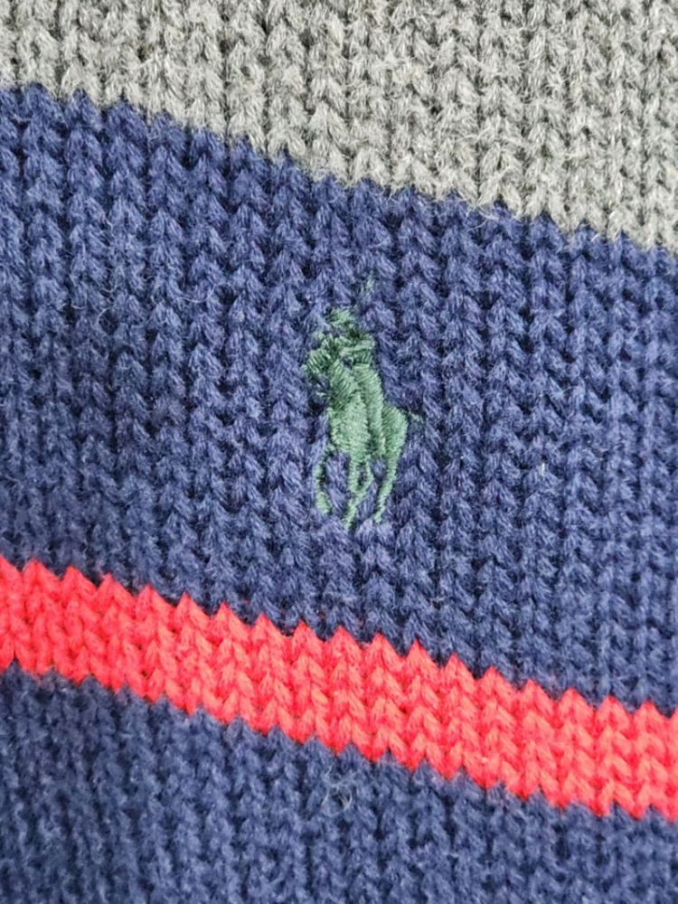 (XL) 랄프로렌 폴로 니트 브이넥 스웨터 캐주얼 이미지