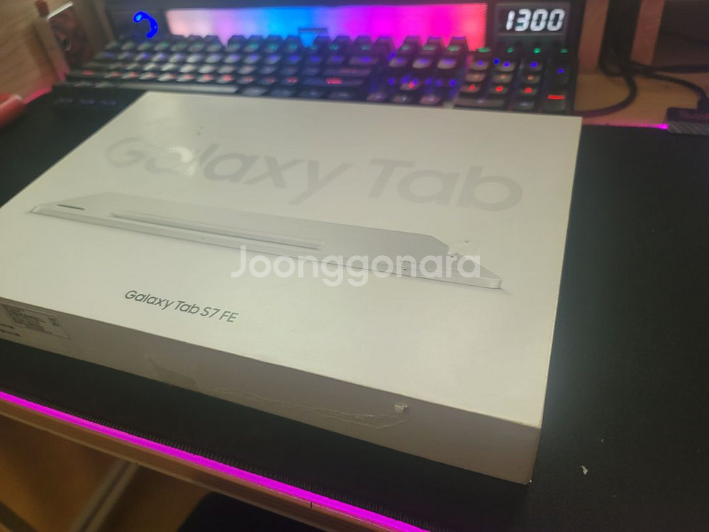 갤럭시탭s7 fe 64GB WIFI 실버 [S급]--4