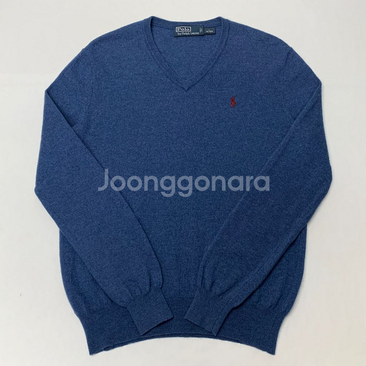 폴로랄프로렌 브이넥 울니트 (L)--0