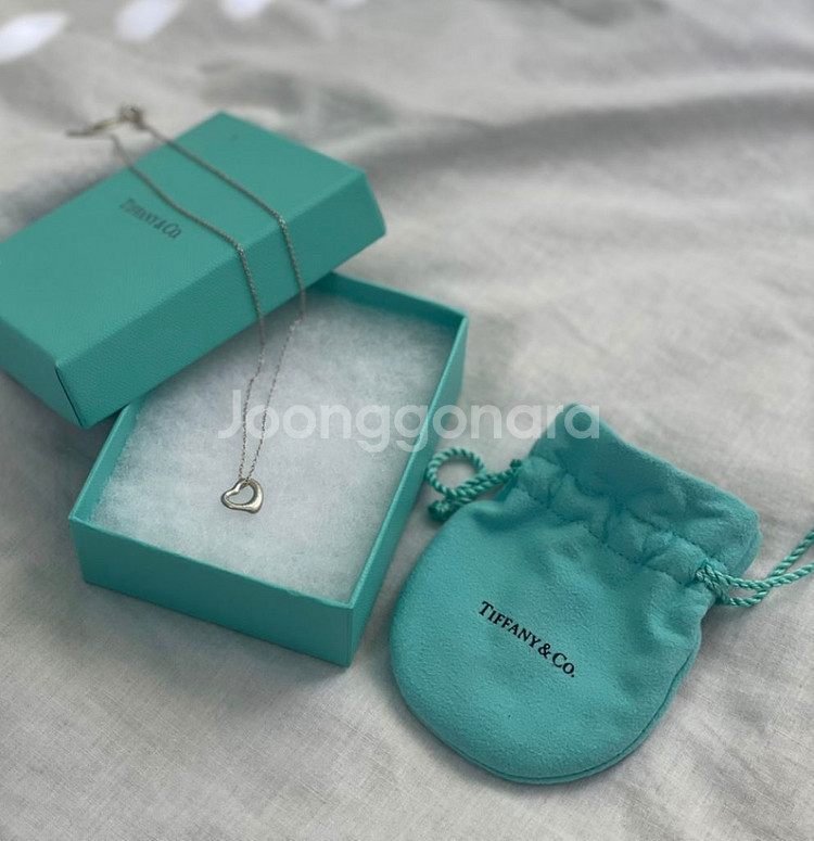 티파니앤코 목걸이 오픈 하트--0