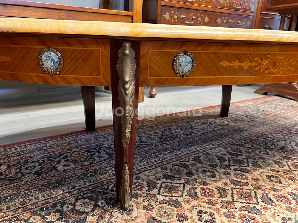 엔틱 명화 테이블,유럽수입거실테이블--7