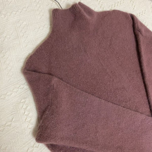 앙고라 스웨터 니트 원피스 (거의새것) 짙은 인디핑크