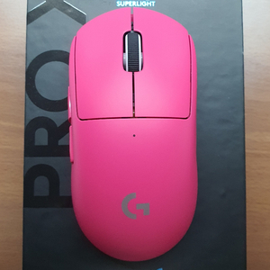 로지텍 G PRO X SUPERLIGHT 지슈라 핑크