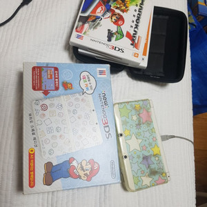 뉴 닌텐도3ds(뉴작다수) 마리오 에디션+동숲/마카