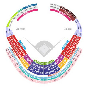 한국시리즈 1차전 3루응원지정석 31블럭 A열 2연석