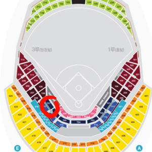 한국시리즈 3차 3루 1층 테이블석(4인)