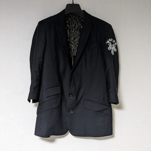 일본명품 로엔 roen 스컬 8부 블레이저 자켓 백로고