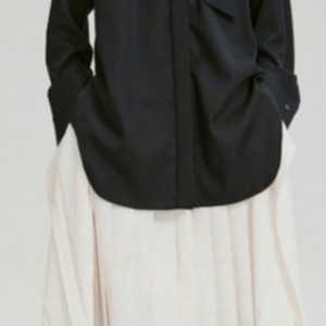 (정품) 렉토 (20fw) 타이넥 와이드 커푸스 셔츠