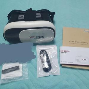 VR BOX 가상현실 헤드기어 화이트