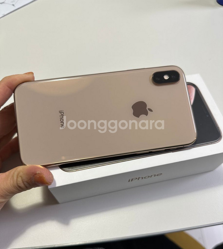 아이폰xs256 로즈골드--1