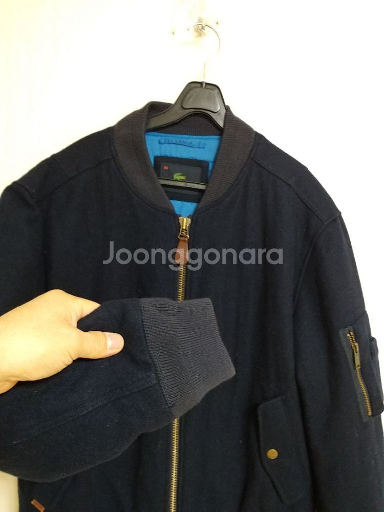 라코스테 모직 바시티자켓(여100-105.남95-100--1