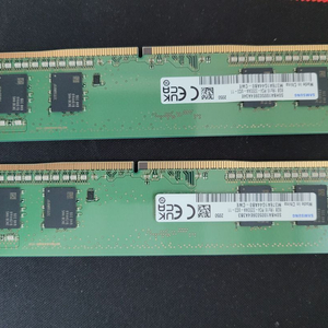 삼성 ddr4 pc-3200 8g 2개