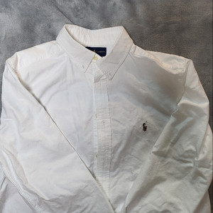폴로 랄프로렌 흰셔츠 컬러말 XL