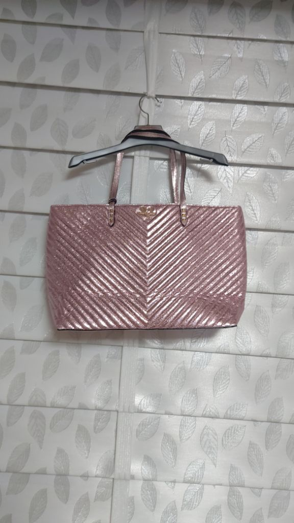 빅토리아시크릿 샤이니핑크 토트백 장지갑 세트--1