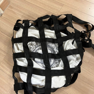 METALLIC LOGO NET BAG