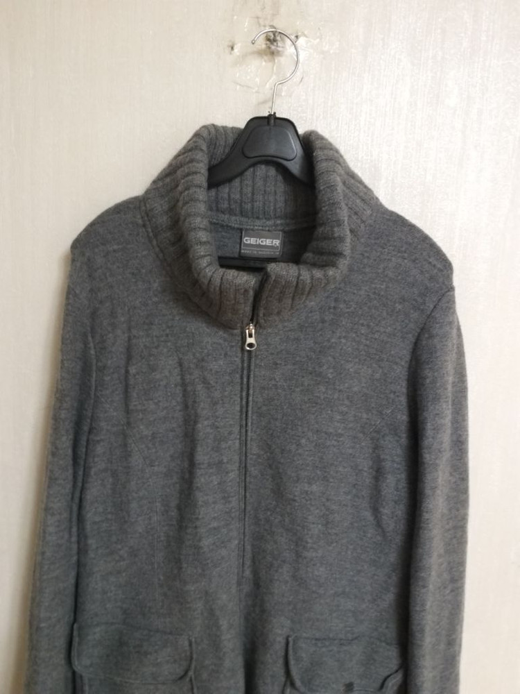 여성 가이거 버진울 하프코트 (스판.오버핏90-95)--1