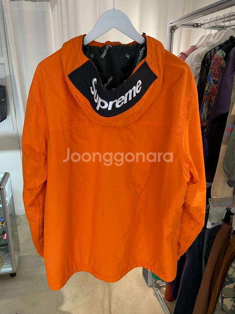 슈프림 Supreme 17FW 후디로고 하프집 풀오버--2