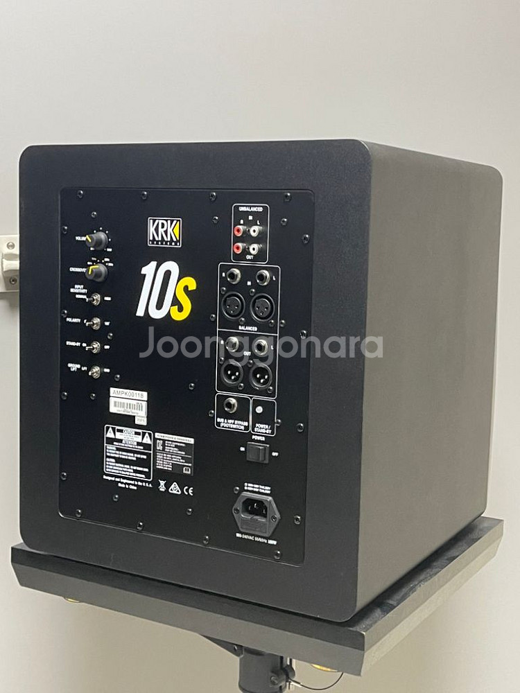 KRK 10S 10인치 스튜디오용 서브우퍼--1
