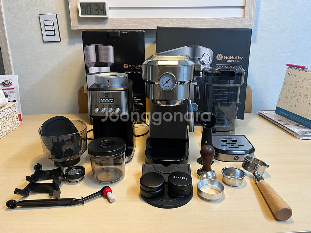 맥널티 에스프레소 머신+그라인더--1