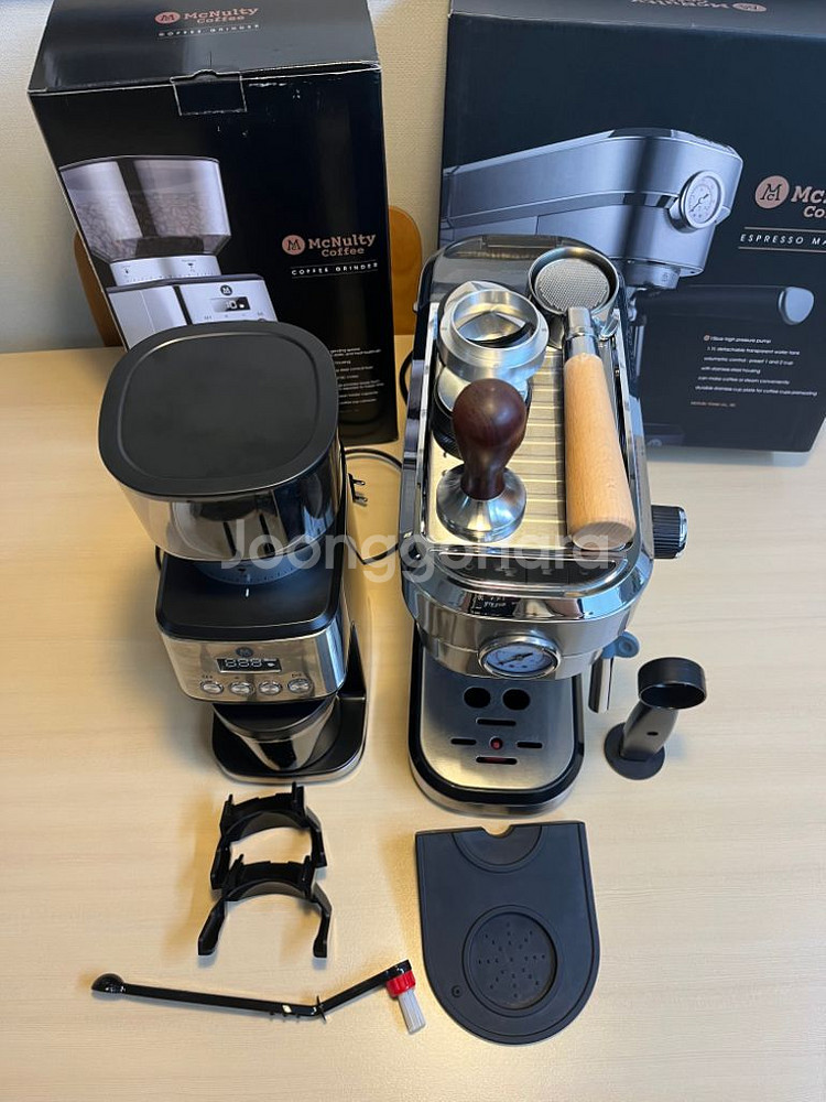 맥널티 에스프레소 머신+그라인더--8