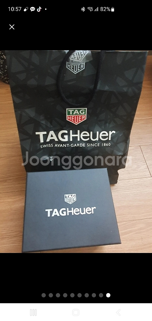 태그호이어 아쿠아레이서 쿼츠 남자메탈명품시계--8