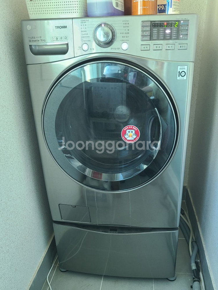 LG트롬 드럼세탁기 19kg(F19VDW)--0