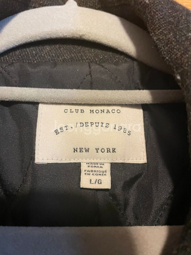 클럽모나코 더블 퀼팅 코트--1