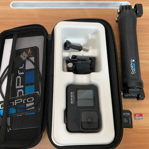 GoPro9Black+64GB sd+trip+삼각대