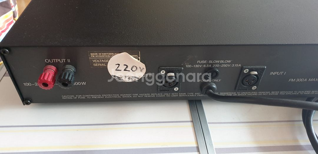 FM ACOUSTICS 300A 파워앰프--6