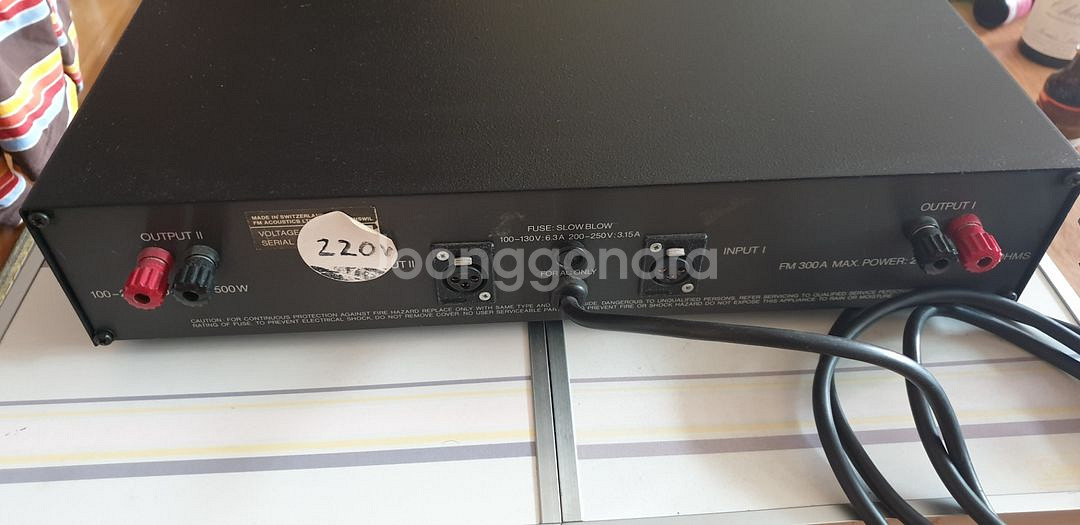FM ACOUSTICS 300A 파워앰프--8