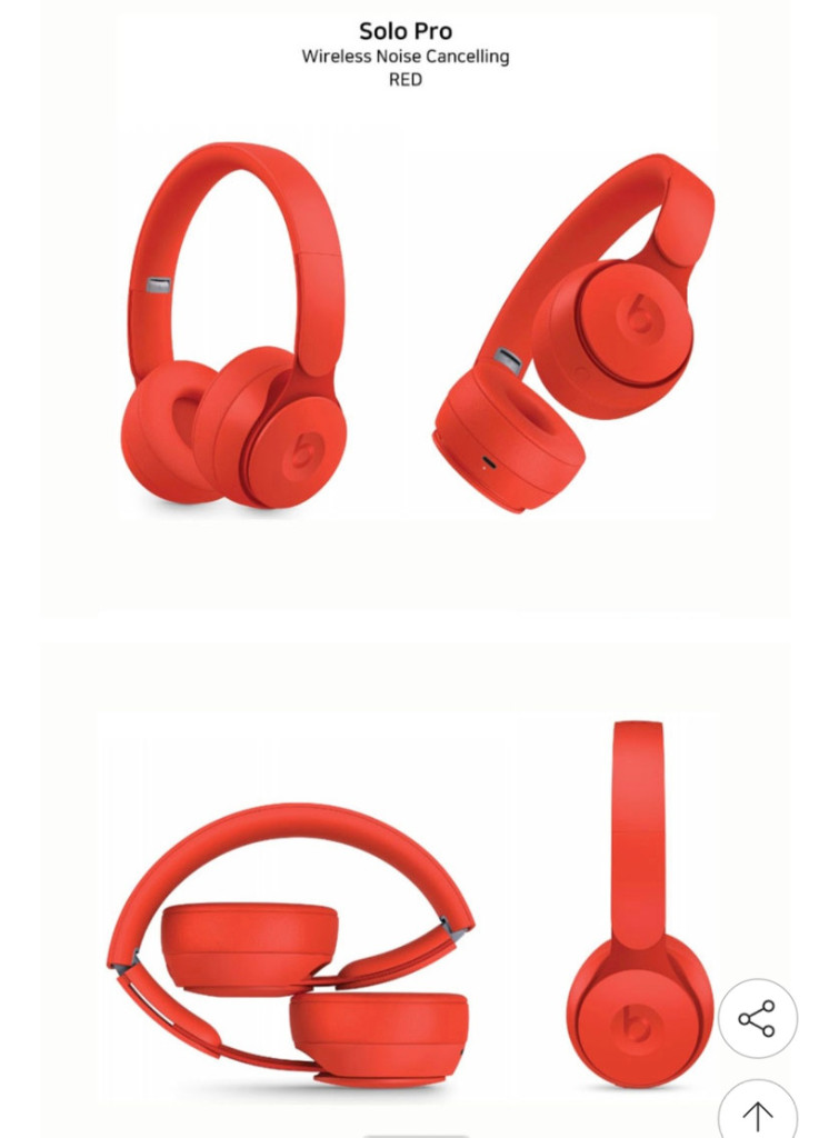 beats Solo Pro red 비츠 솔로프로 레드 이미지