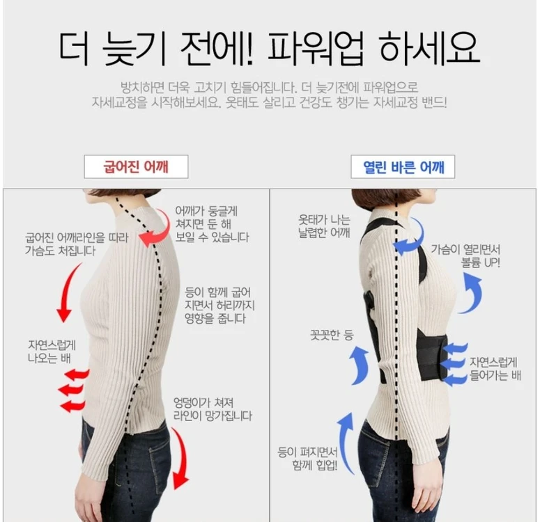 여성용 허리보호대 이미지