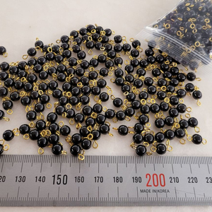 양고리 진주 5미리 블랙 300개 일괄