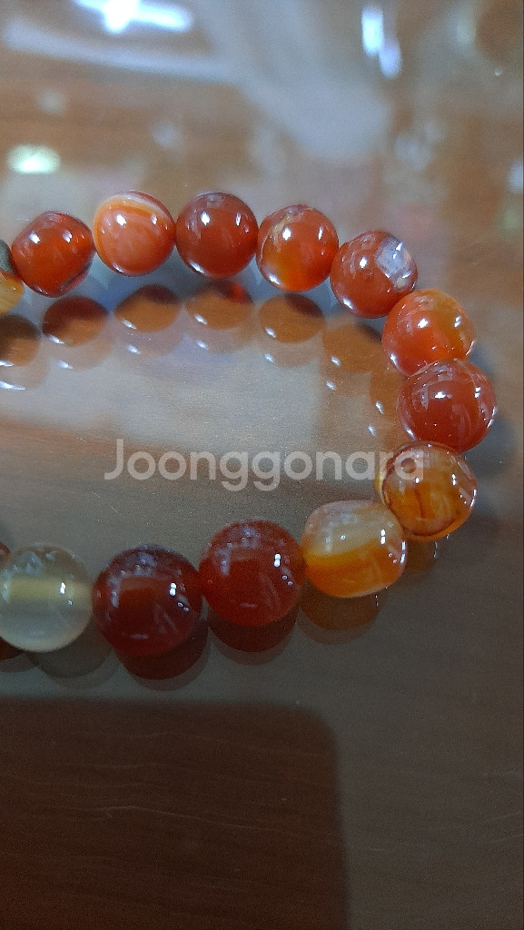 진짜 천연 옥 팔찌--1