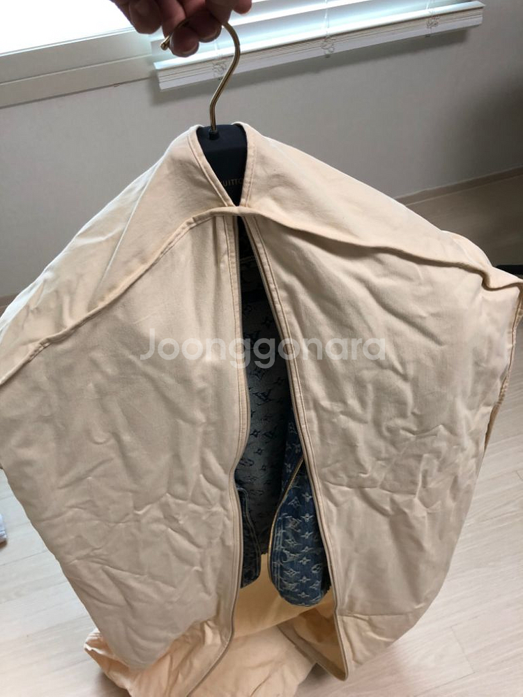 루이비통 패치워크 데님후디 판매--3