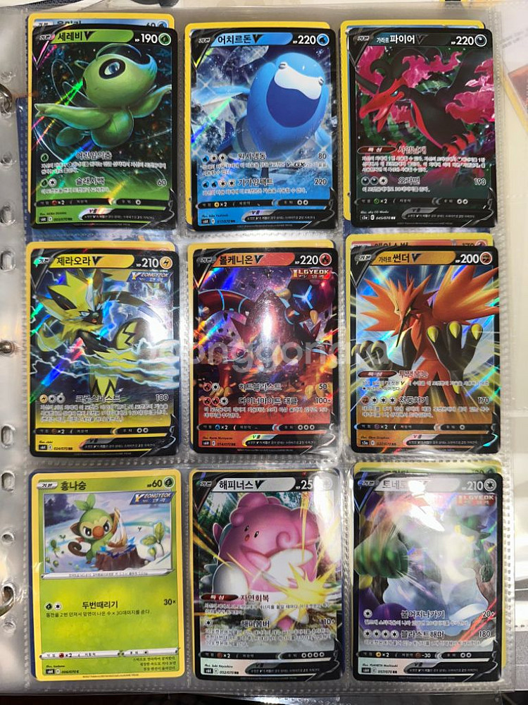 포켓몬스터 v 카드--0