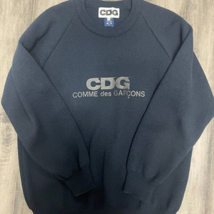 꼼데가르송 cdg 니트 네이비 2xl