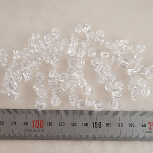 머리끈 고정핀 고정홀더 투명 10미리 100개 일괄