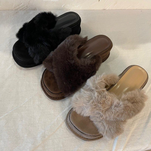 통굽,토끼털,슬리퍼,어그,230,240,250,245