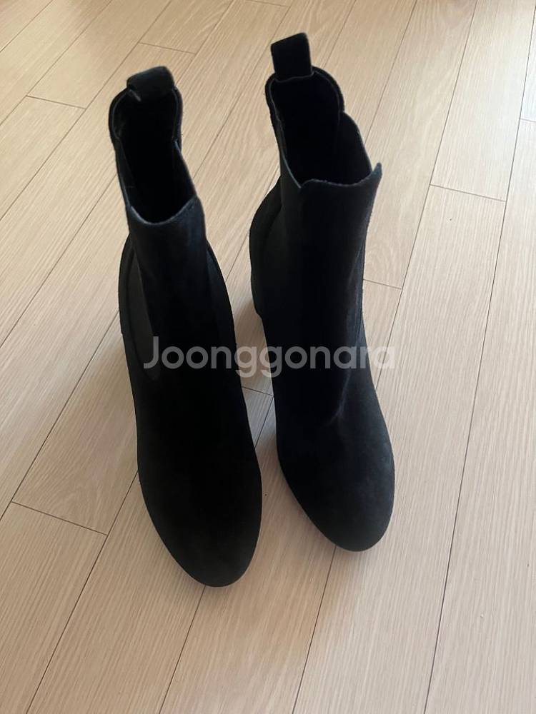 240 새상품 정가90만 까르뱅 9cm굽 앵클부츠 부츠--3