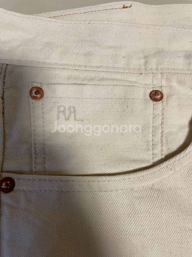 더블알엘 빈티지 파이브 포켓 셀비지--2
