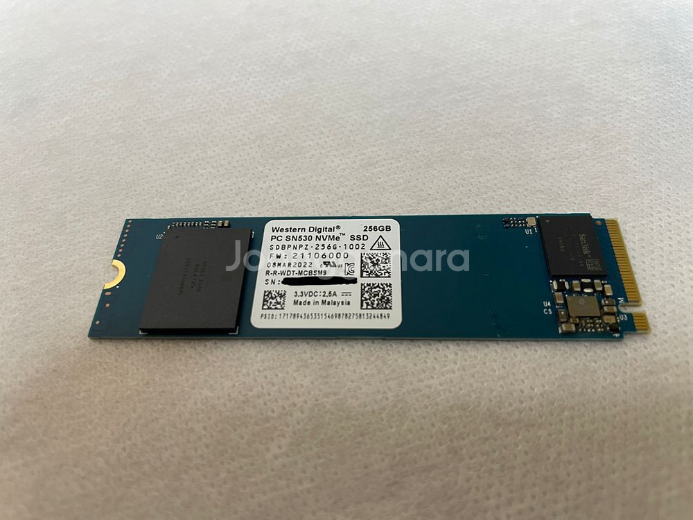 WD SN530 Nvme SSD 256GB--0