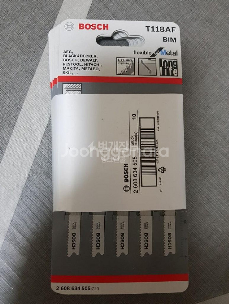보쉬 철재용 직쏘날 T118AF 92mm 5px10세트--2